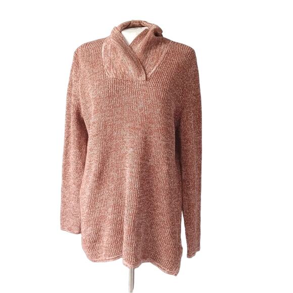 Norm Thompson Linen Cotton Blend Sweater - Size Large - Picture 1 of 8